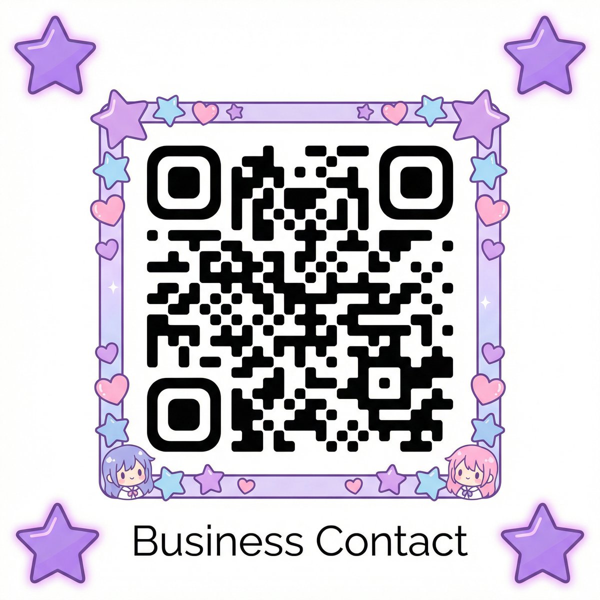 媚黑商务二维码